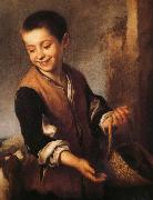 Bartolome Esteban Murillo Juvenile and Dogs Sweden oil painting reproduction